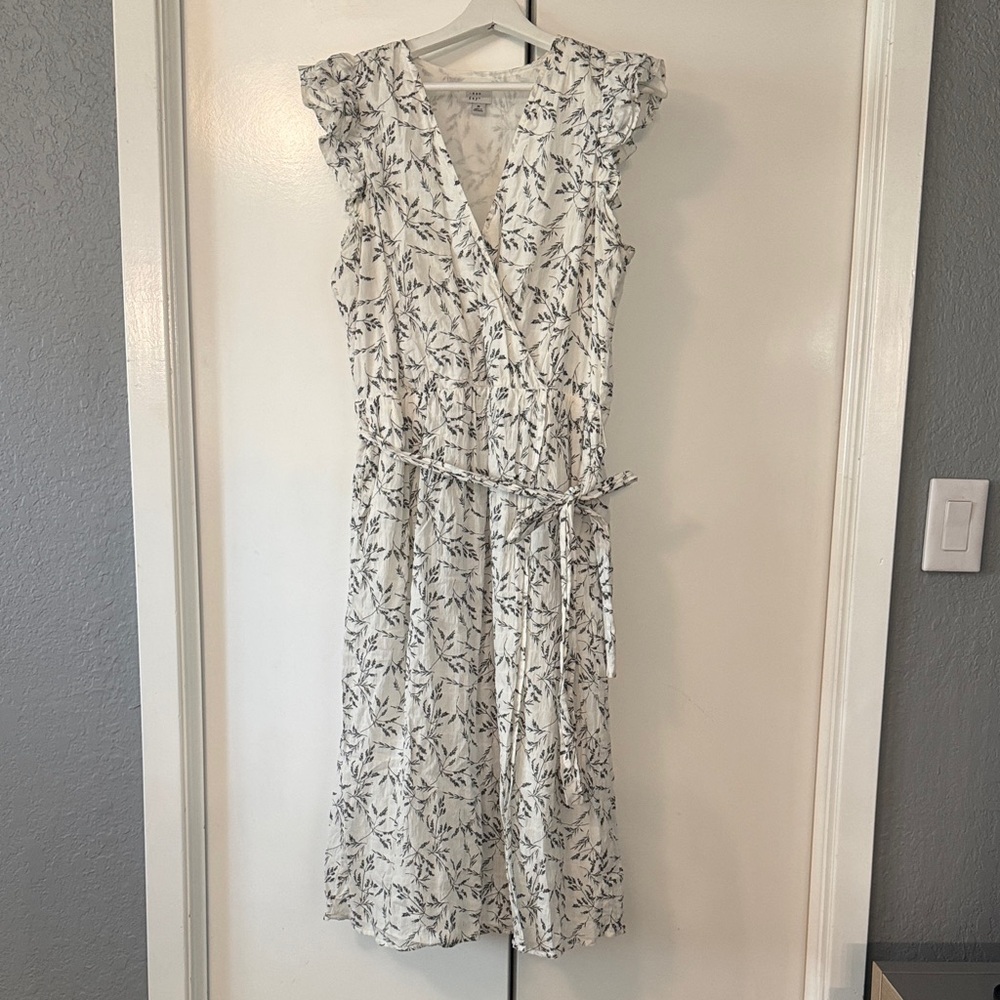 Target White Floral Cap Sleeve Dress